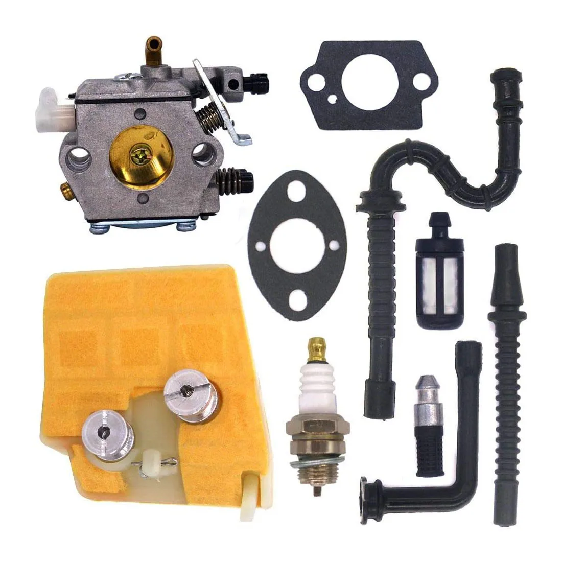 

Carburetor with Air Filter Tune Up Kit for Stihl MS240 MS260 024 026 Walbro WT-194 Chainsaws