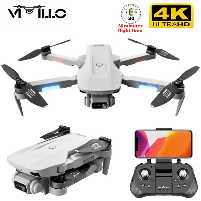 Vimillo новые F8 Дрон 5G GPS Wi Fi Fpv с HD 4K Квадрокоптер дистанционным управлением Камера