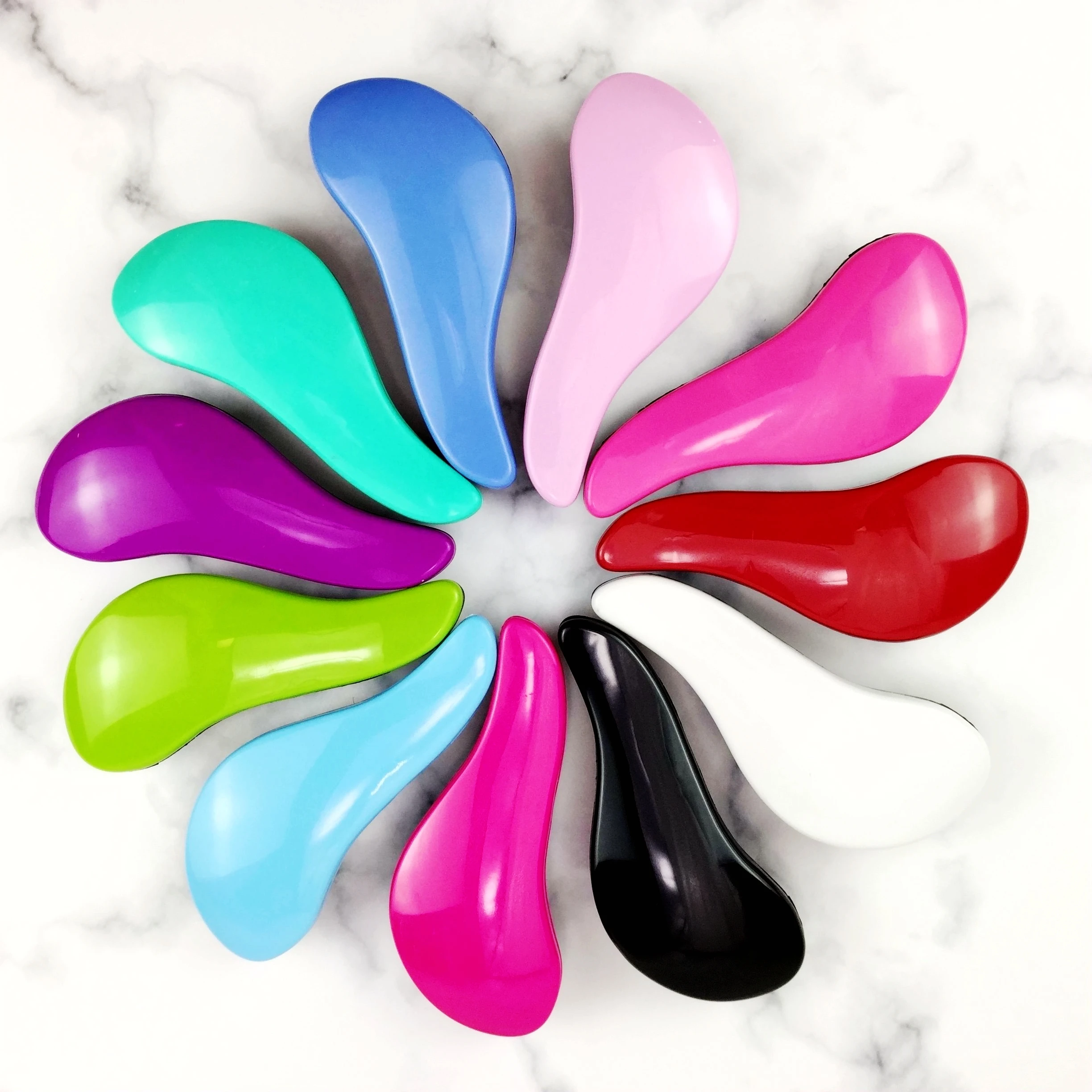 TT Hair Comb Detangling Brush Care Anti-Static Tangle Wet Dry Handle Curly | Красота и здоровье