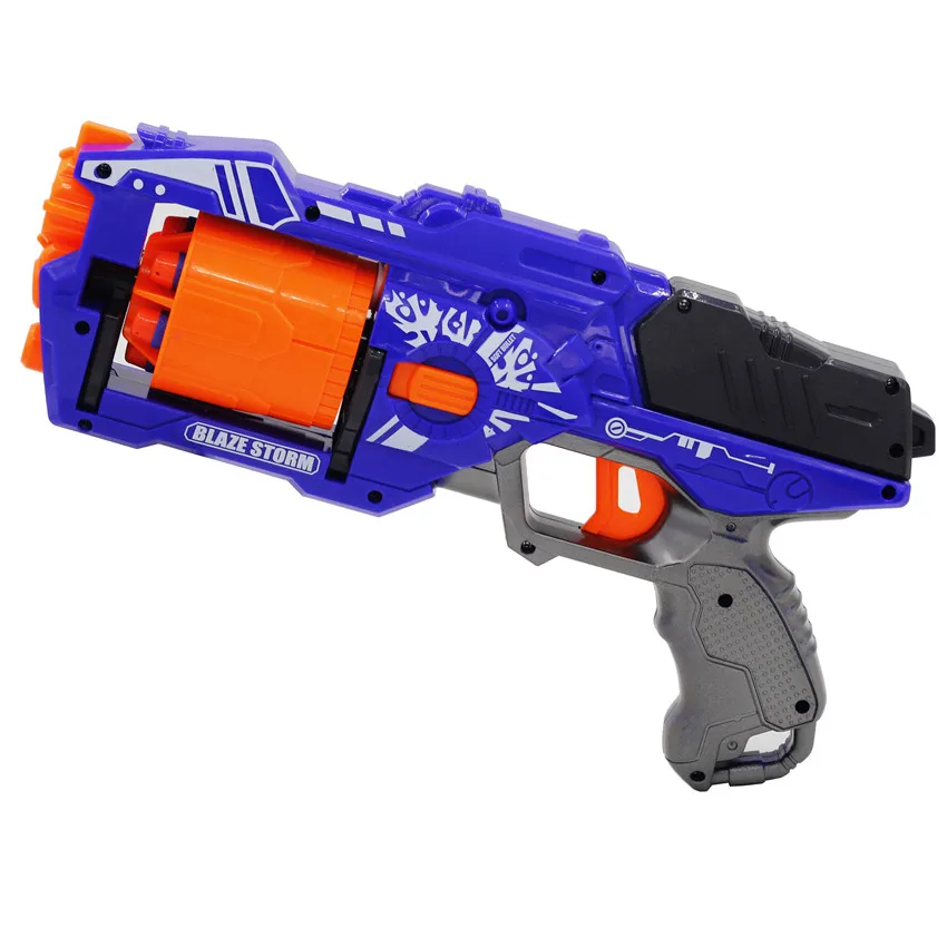 2019 Новое поступление вращающийся ручной пистолет с мягкими пулями для Nerf пули