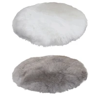 604030cm round floor mat soft washable artificial sheepskin fur wool carpets rugs for runner floor chairs bed home decoration