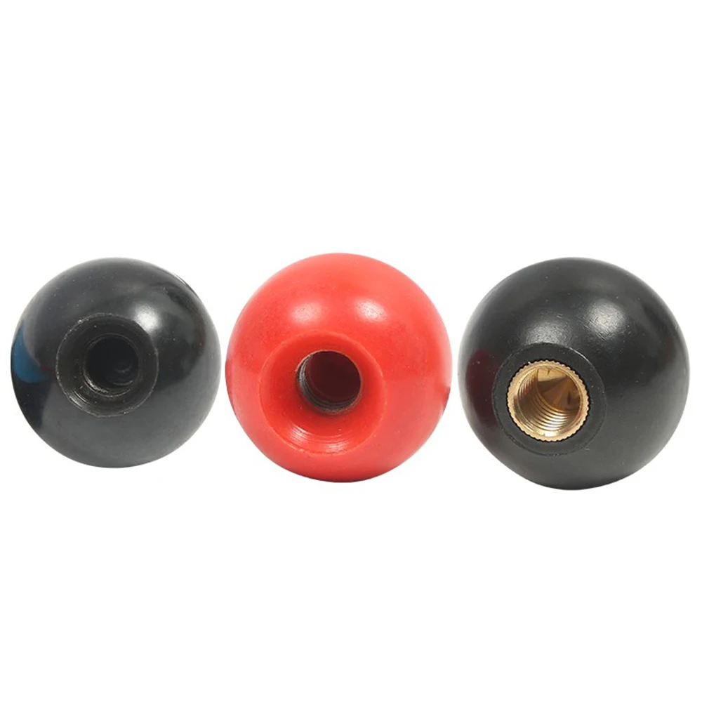 

Bakelite Ball Lever Knob Copper Insert Machine Tool Replacement Ball Knobs Black Red M4 M5 M6 M8 M10 M12