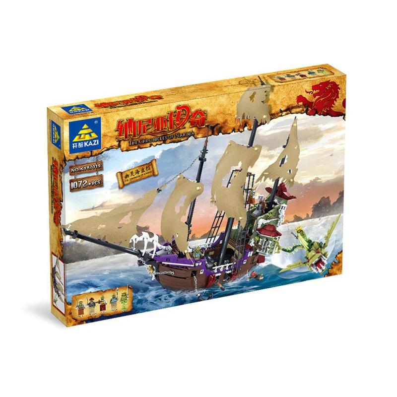 Sub Legend A Pirate Boat Series Children Parenting Beneficial Wisdom Assembling Building Blocks Toys |