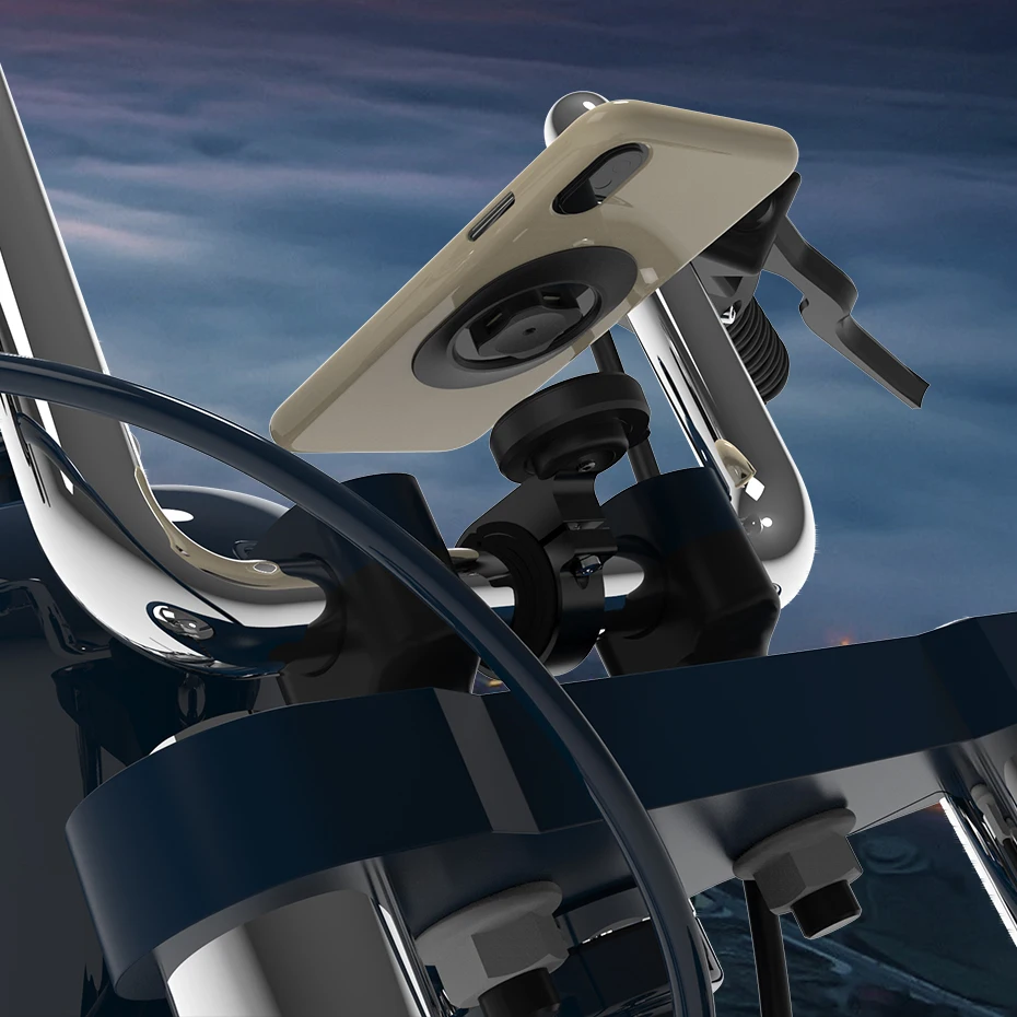 universal motorcycle bike mobile phone holder bicycle moto aluminum quick mount stand mountain bike handlebar bracket upgrade free global shipping