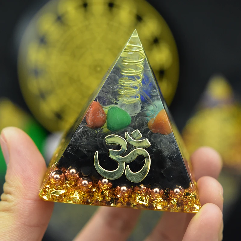 Новый элитный пирамидальный энергетический генератор семь чакр для медитации