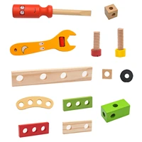tool box toy educational diy wooden childhood toy