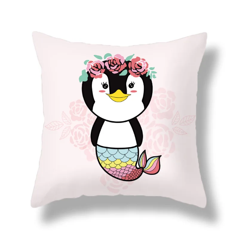 

Cartoon Throw Pillow Case Cushion Covers for Home Sofa Chair Decorative Pillowcases