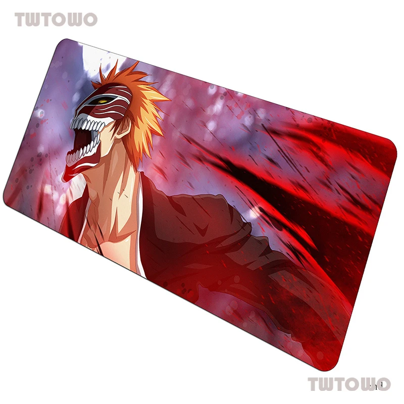 

Ichigo Kurosaki mousepad 900x400x2mm gaming mouse pad locrkand gamer mat computer desk padmouse keyboard New arrival play mats