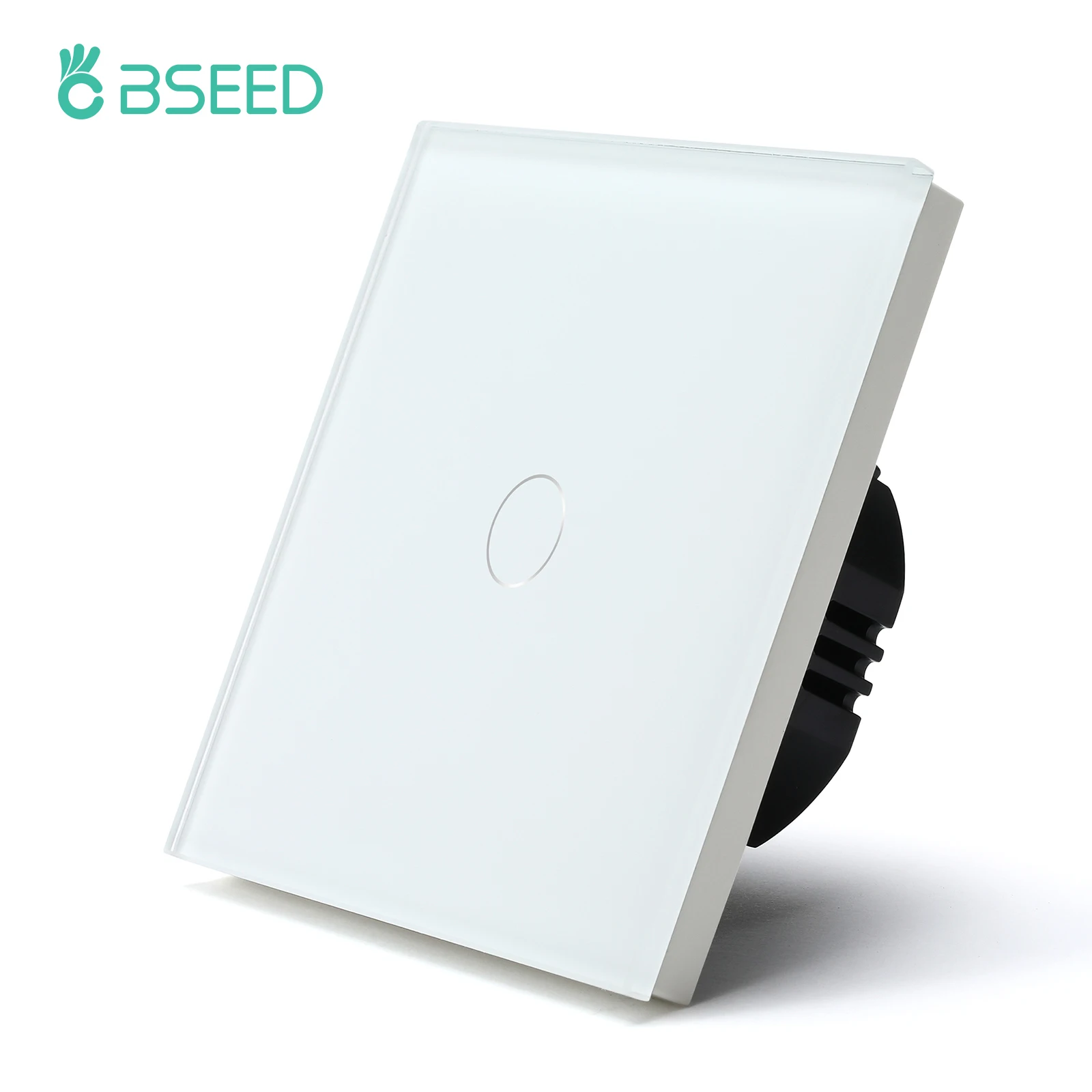 

Bseed Mvava Touch Light Switch 1 Gang 1/2/3 Way Intermediate Stair Switch Crystal Glass Panel Light Switch 110V-240V
