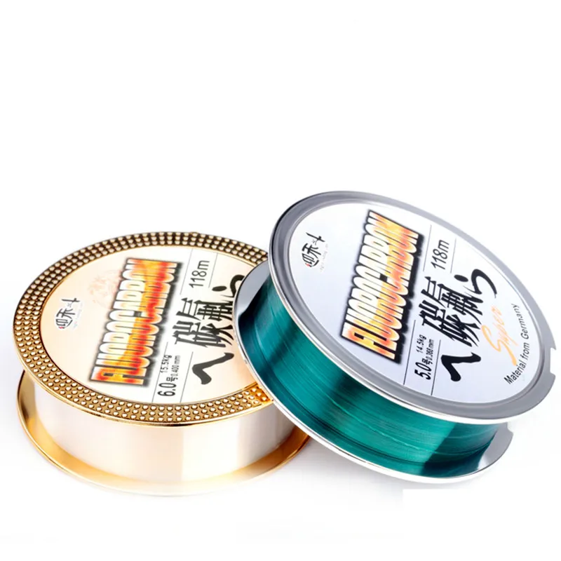 Фторуглеродная леска 100 м прочная Tippet 0 4 # 8 износостойкая стандартный диаметр