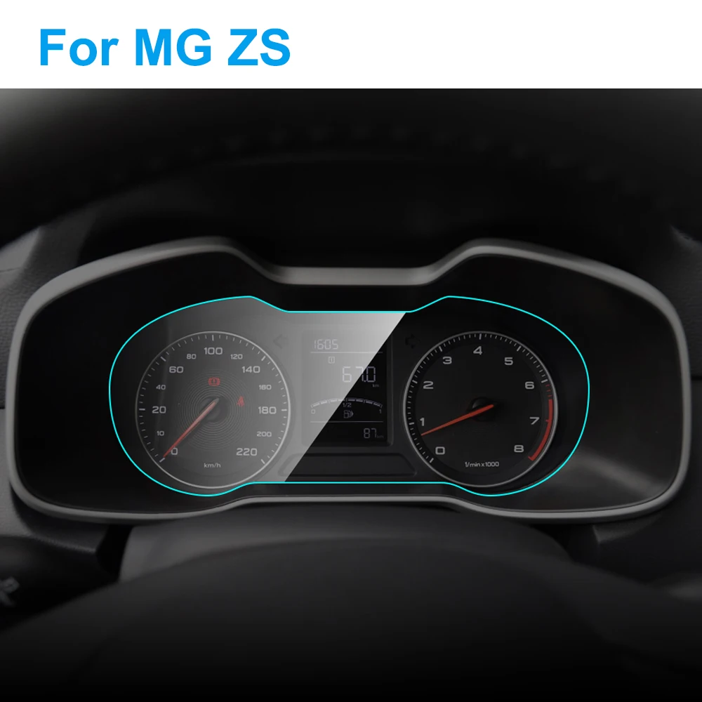 

Car Instrument Panel Screen Protector for MG ZS 2017-2019 Interior Car Dashboard Membrane Protective TPU Film Auto Accessories