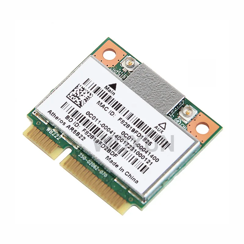 Atheros AR9462 AR5B22 WB222 Half Mini Pci-E WIFI для Bluetooth-совместимой беспроводной карты 4.0 2 4G/5Ghz