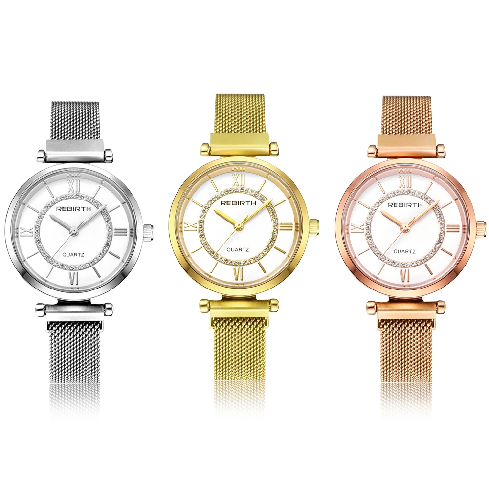 Золотые часы для женщин Топ Роскошные Брендовые Часы мужчин и Стразы ЖЕНСКИЕ