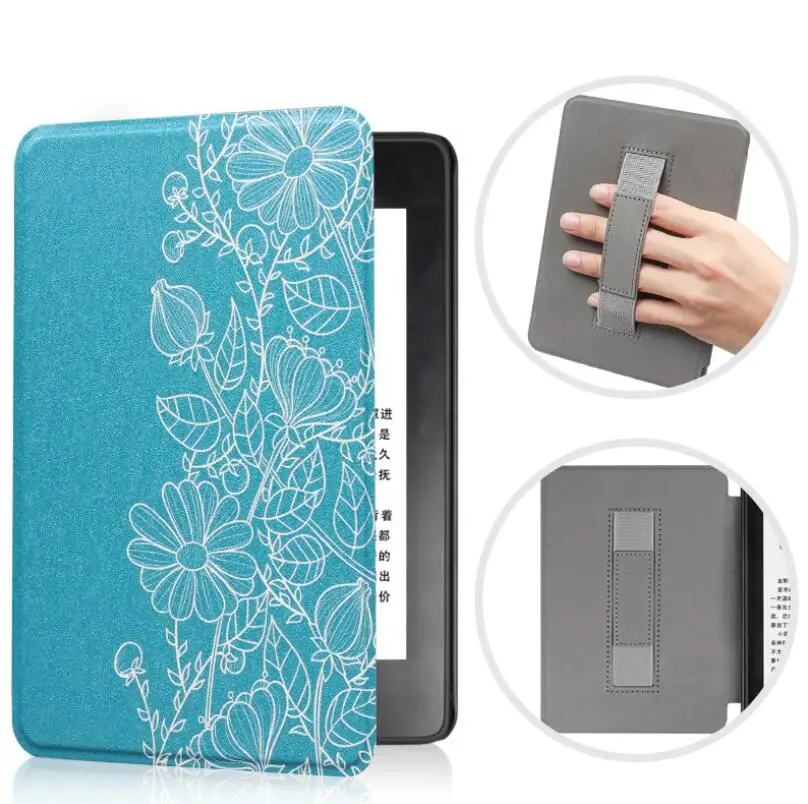 Чехол Gligle handstrap для Amazon kindle Paperwhite 4 корпус электронной книги 1 шт./лот+ пленка для экрана+ сенсорная ручка