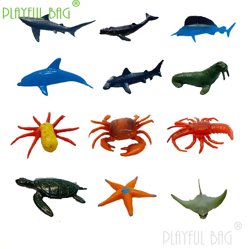 Экшн-фигурки Имитация животных модель серии океан пластиковые игрушки мир