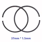 Поршневое кольцо 37 мм * 1,5 мм для KAAZ KAWASAKI TD33 TG33 STIHL HUSQVARNA, 2 шт.лот, оптовая продажа, триммер, щеточка, воздуходувка, бензопила
