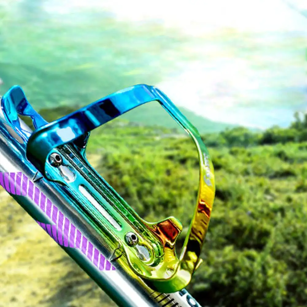 

Colorful MTB Mountain Bike Road Bicycle Water Bottle Cage Aluminum Alloy High Strength Water Holder Cycling Accessories