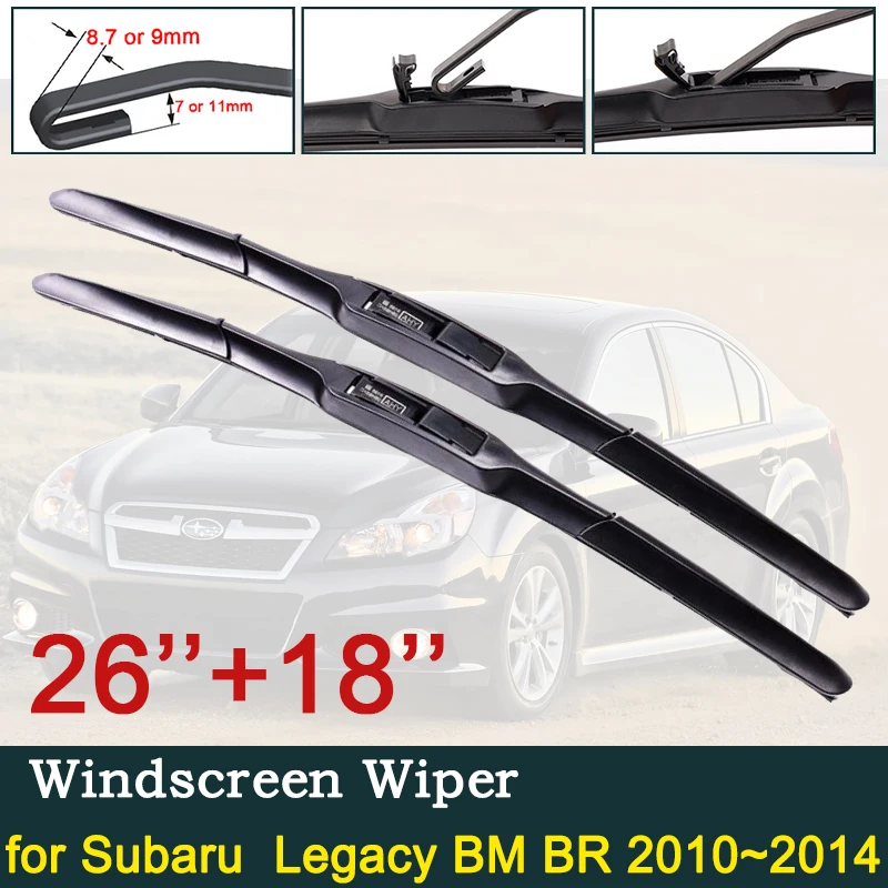 

Car Wiper Blade for Subaru Legacy BM BR 2010 2011 2012 2013 2014 Front Window Windscreen Windshield Wipers Car Accessories