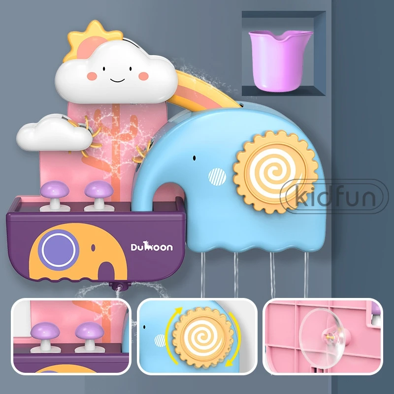 

Baby Bath Toys for Kids Water Spray Game Elephant Bird Water Spray Toy For Kids Swim Shower Bathroom Baby Toys 1 2 3 4 Years