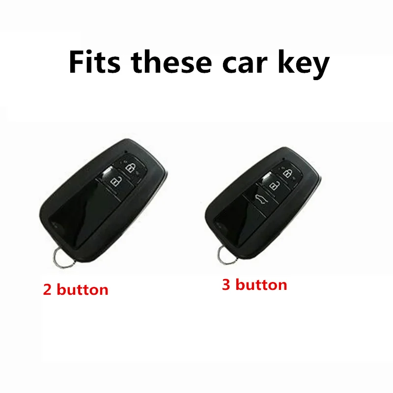 

New Car Remote Key Cover Case Holder For Toyota CHR Prado 2017 2018 Prius Camry Corolla RAV4 2017 2018 2019 2020 Car Accessories