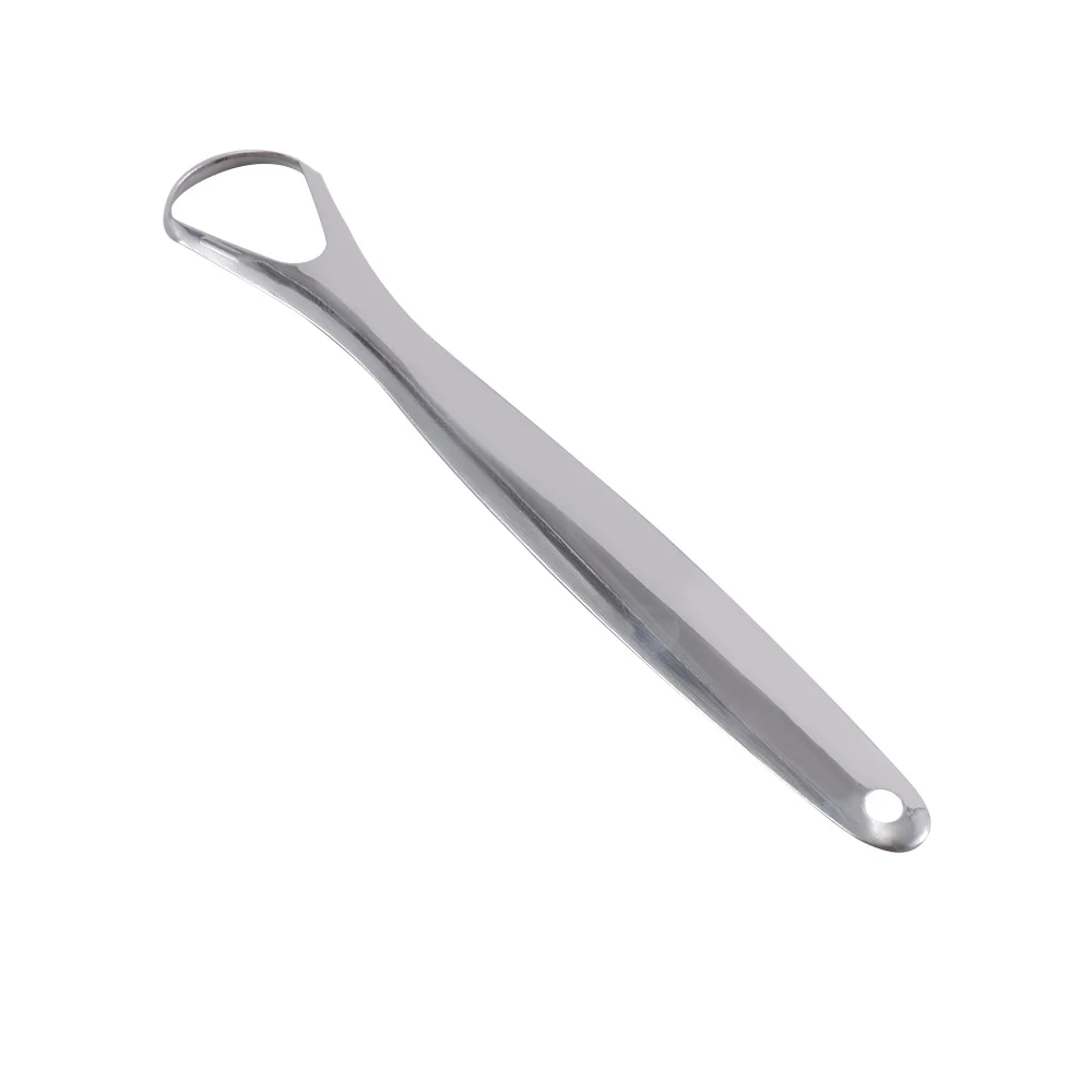 Многоразовый скребок для языка из нержавеющей стали очиститель полости рта