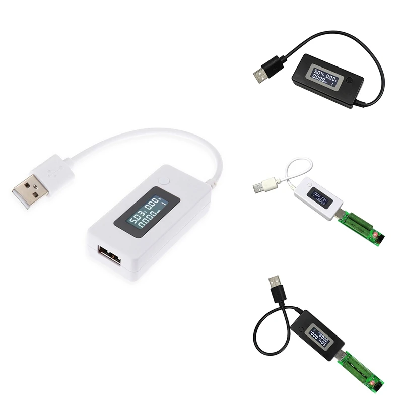 

Мини USB-тестер с ЖК-дисплеем, измеритель напряжения и тока, детектор емкости мобильного зарядного устройства, монитор, вольтметр