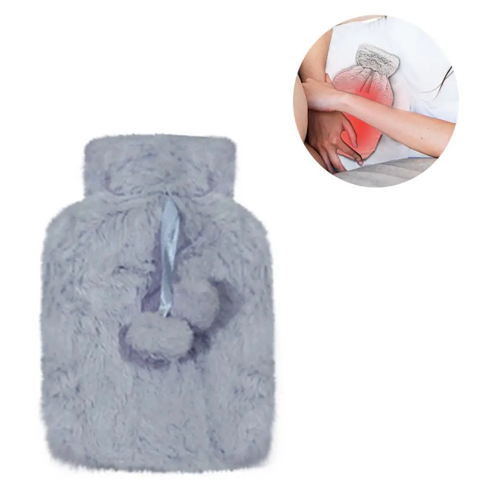 Грелка для рук бутылка горячей воды зимняя плюшевая портативная грелка живота