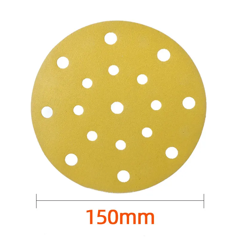 10 PCS 6 Inch 17 Hole Sanding Discs 80-400 Grit Assorted Sandpaper Wet Dry Hook and Loop For Festool Random Orbital Sander
