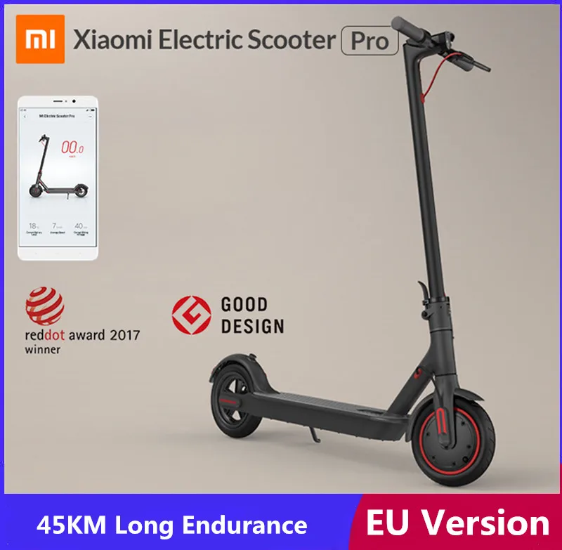 Глобальная версия Xiaomi mi, Электрический скутер mi jia M365 Pro Smart E, скейтборд mi ni, складной Ховерборд для взрослых, аккумулятор 45 км