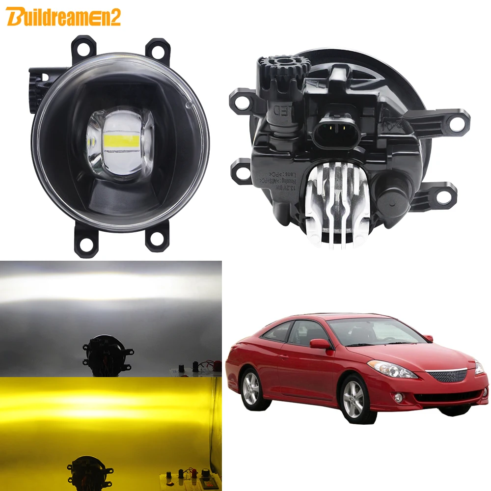 

Туман светильник в сборе для Toyota Solara 2007 2008 автомобиля 30 Вт 8000LM переднего бампера светодиодный объектив противотуманные лампы дневного свет...