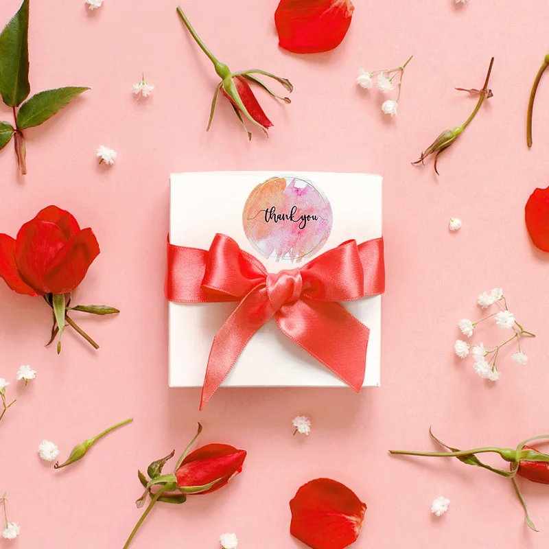 

500pcs Thank You Round Sticker Decor Scrapbook Envelope Label Seals Sticker Label Wedding Birthday Party Gift Stickers Supplies