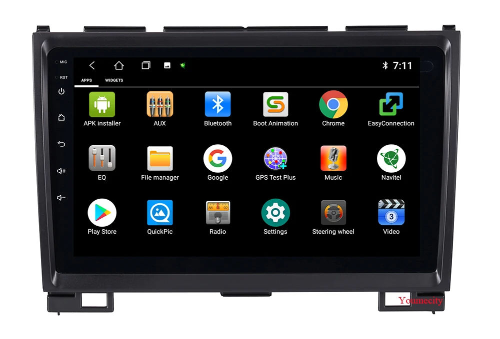 Youmecity Android 9,0 9 дюймов Восьмиядерный автомобильный dvd видео gps для Haval Hover Greatwall Great wall H5 H3 экран 1024*600+ wifi+ BT RDS