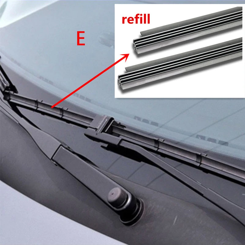 Стеклоочистители для автомобиля вставка Резиновая полоса запасная щетка