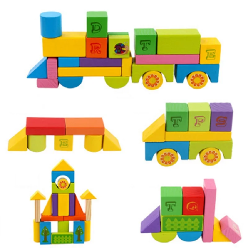 Развивающие игрушки для мальчиков детские Конструктор кирпича строительные