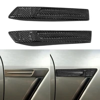 2pcs leaf plate cover rainproof perfect fitment carbon fiber anti scratch leaf plate trim case for nissan gt r35 2008 2016