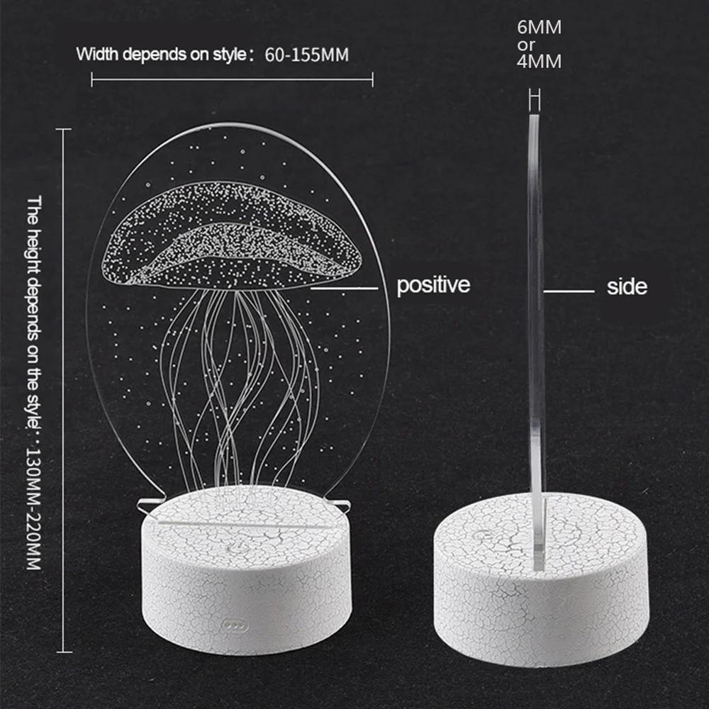 Декор научной фантастики домашняя детская комната прикроватный ночник