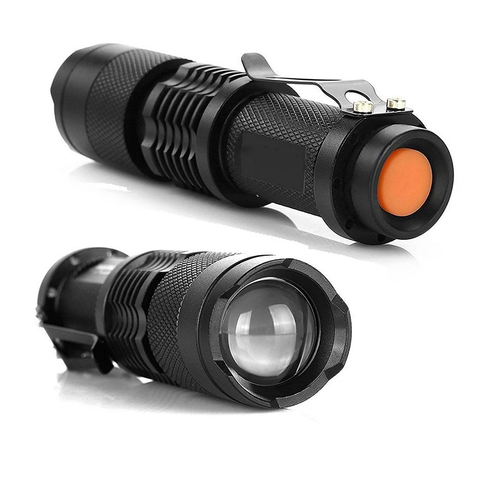 

Mini Handheld Powerful Flashlight Bright LED Tactical Pocket LED Black 2020 New