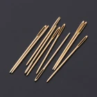 Новинка 2022, 10 шт., золотая ткань для вышивки крестиком, ткань для вышивки крестиком, размер игл 22 #24 #26 #28 #