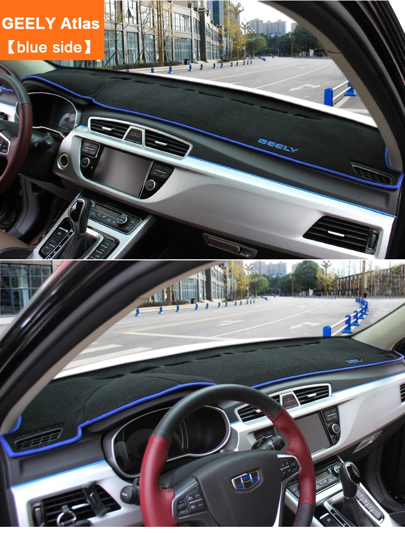 Для GEELY Atlas Boyue Emgrand NL-3 Proton X70 крышка приборной панели автомобиля тире коврик солнцезащитный тент доска-планшет ковер LHD