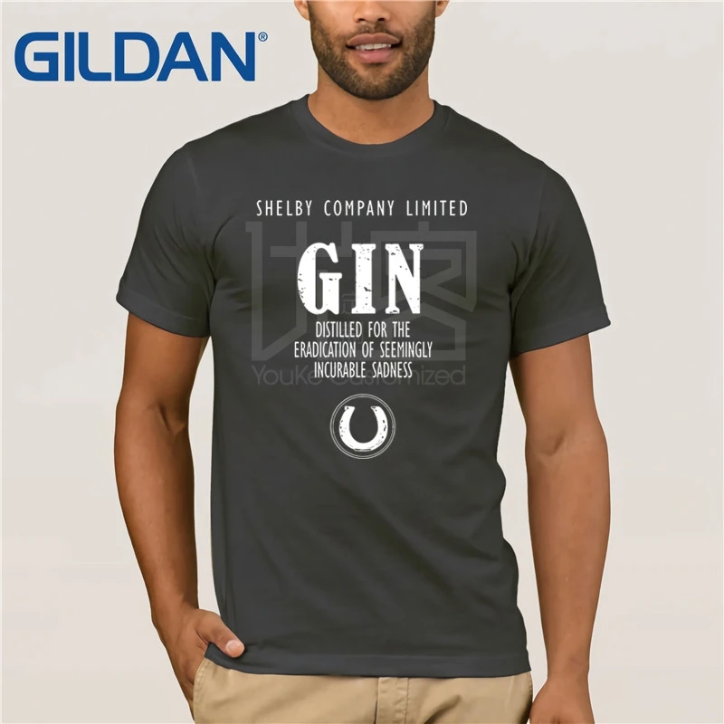PEAKY BLINDERS GIN футболка SHELBY COMPANY LIMITED Мужская 2019 модная под заказ любой логотип