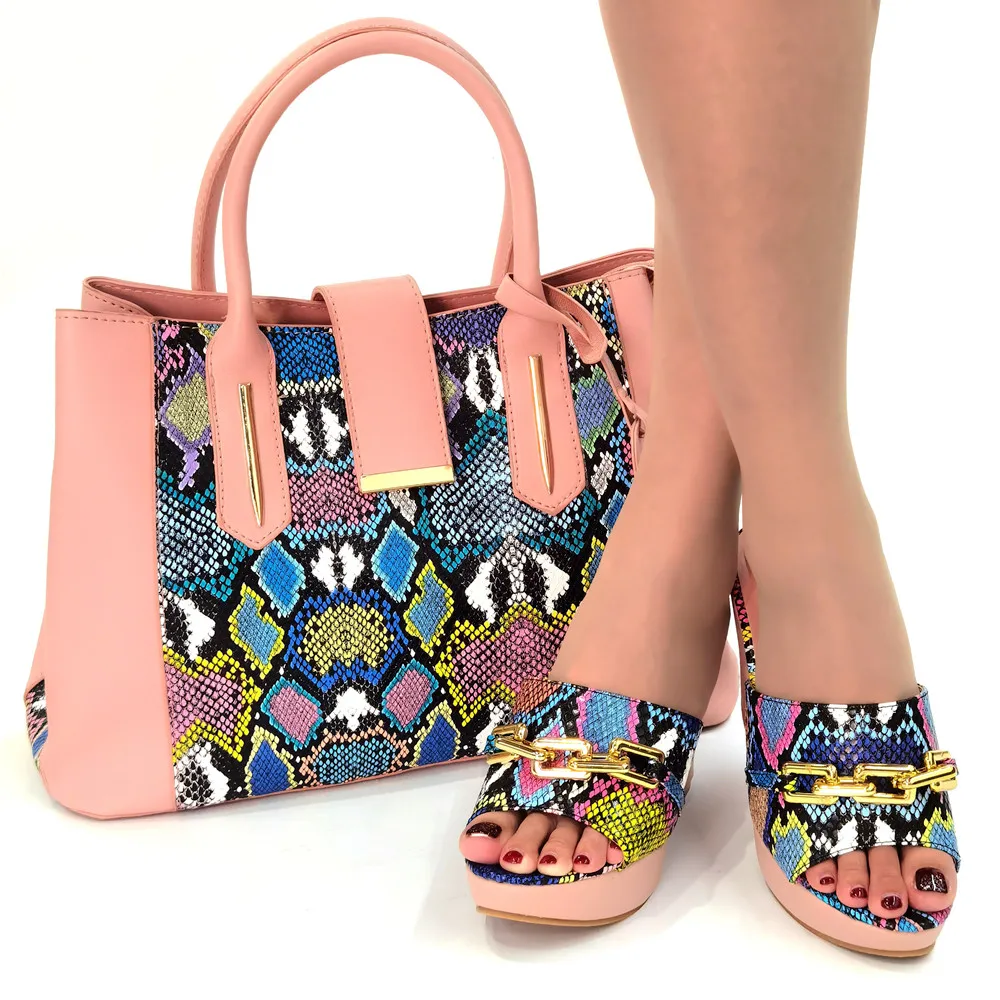 

doershow African Matching Shoes and Bags Italian In Women Nigerian Party Shoe and Bag Sets Women Shoes and Bag Set Italy! SOT1-8