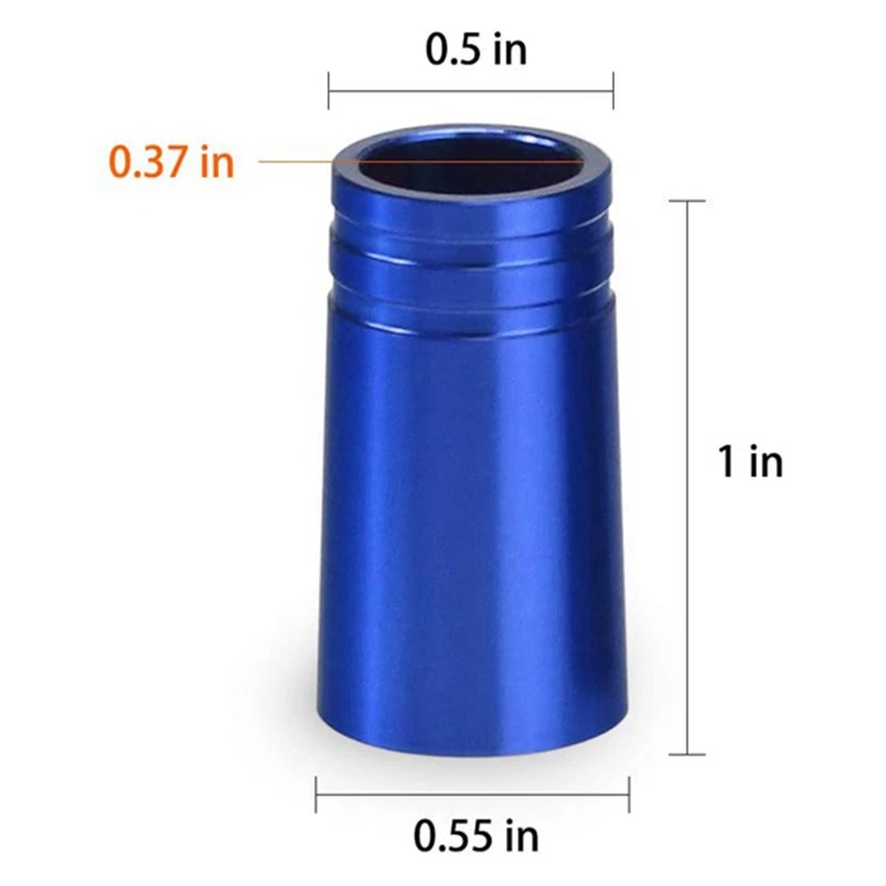 

10 Pack Golf Ferrules 370 Aluminum 25mm for Irons Shafts Golf Club Accessories