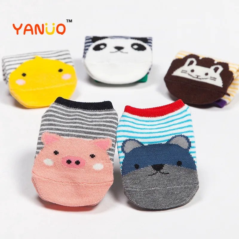 

Cute Fashion Non-Slip Baby Sock Cartoon Animal Socks Suitable For Babies 0-2 Years Old