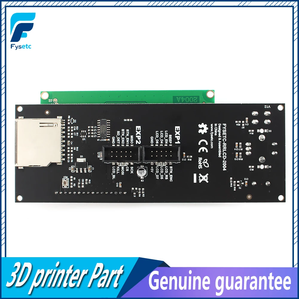 2004 контроллер 3D принтера с ЖК дисплеем и адаптером RAMPS 1 4 Mendel (20 символов x линии)