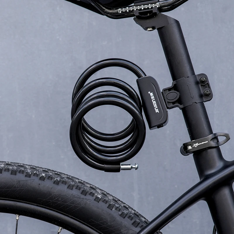 

ROCKBROS Portable Bicycle Lock Bike Anti-theft Ring Lock MTB Road Cycling Cable Lock Motorcycle Vehicle Bicycle Accessories