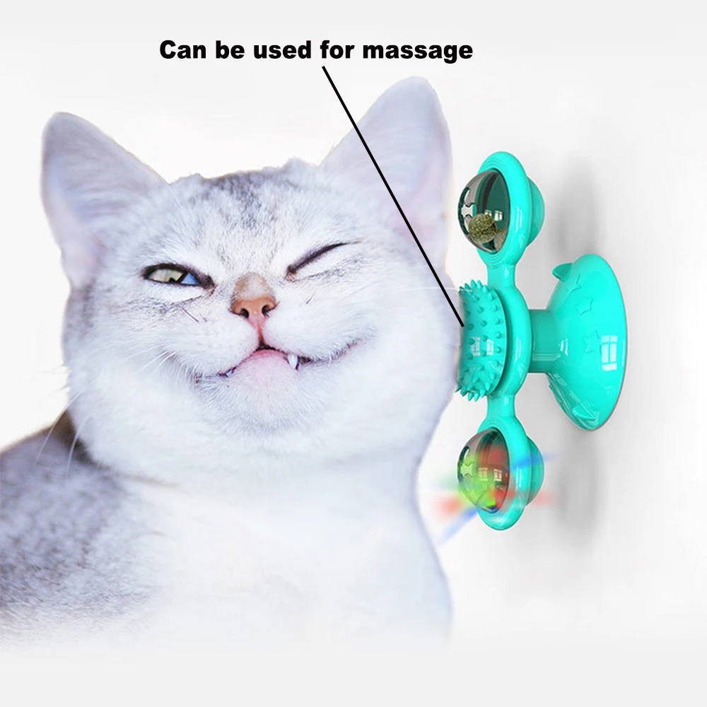 Интерактивная ветряная мельница игрушка для кошек интерактивный Электрический