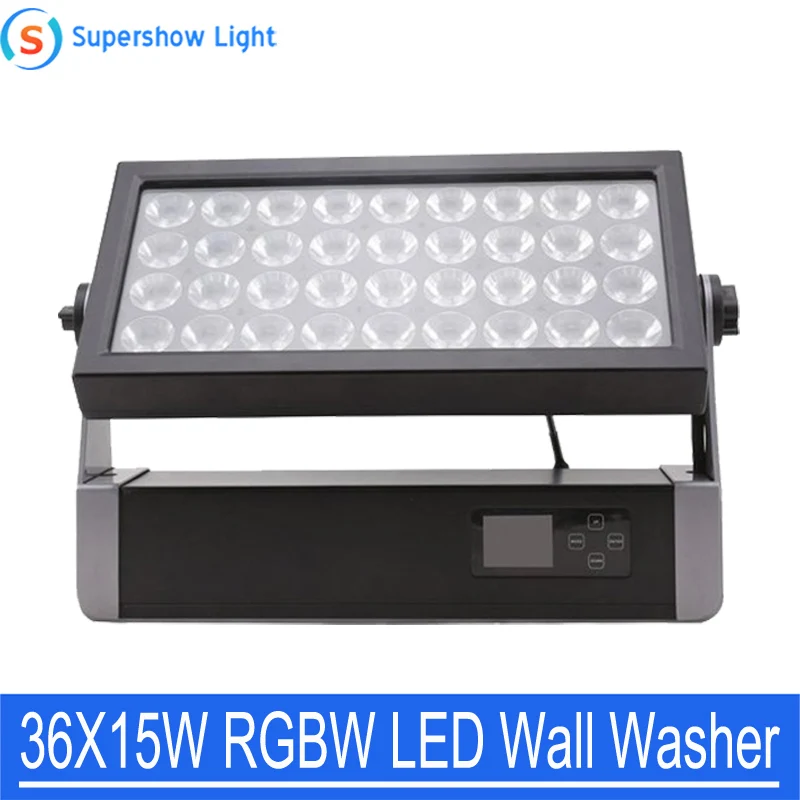 Наружный светодиодный настенный светильник SGM P5 36x15 Вт RGBW 4 в 1 IP65 2 4G с беспроводным