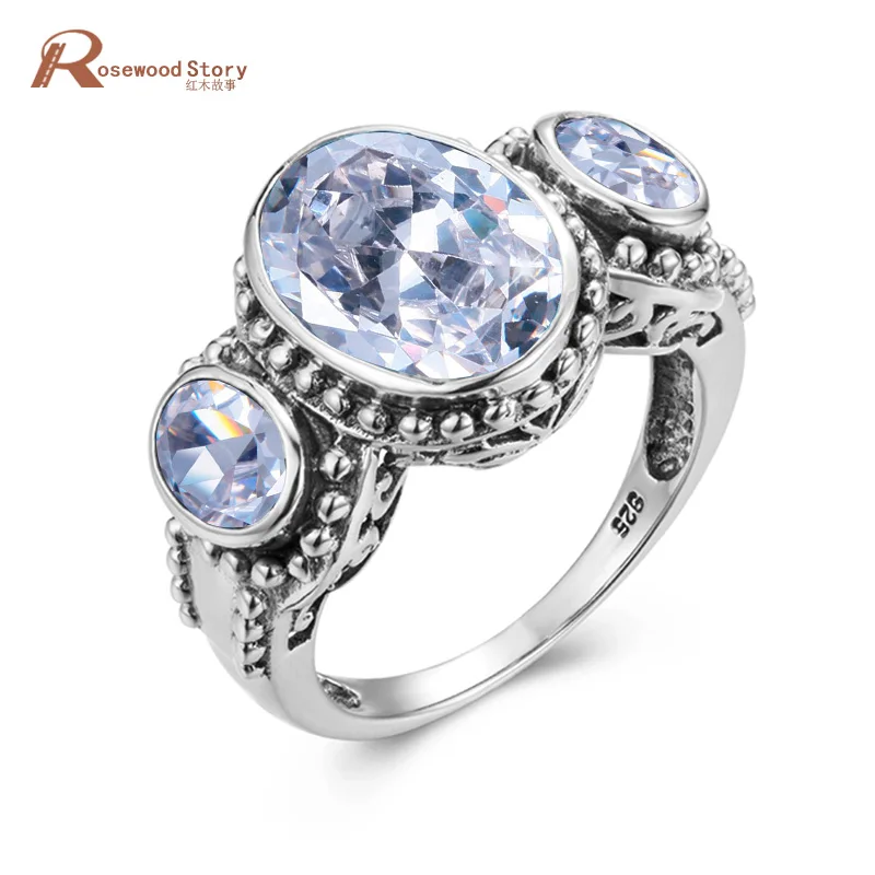 Алмазного ремешка кольца для Для женщин с драгоценными камнями 925 пробы