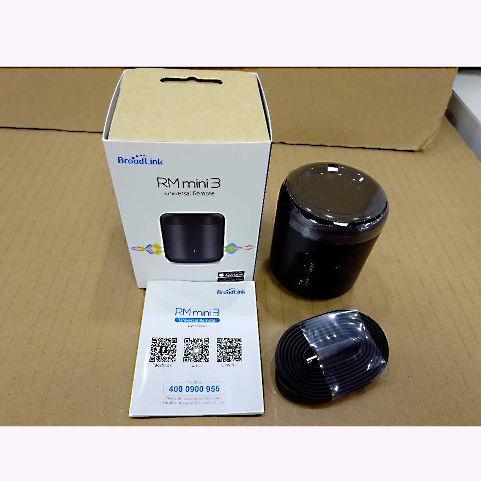 

Broadlink RM Mini 3 Remote Control Universal Intelligent WiFi IR 4G Wireless APP Control Controller Smart Home Works With Alexa