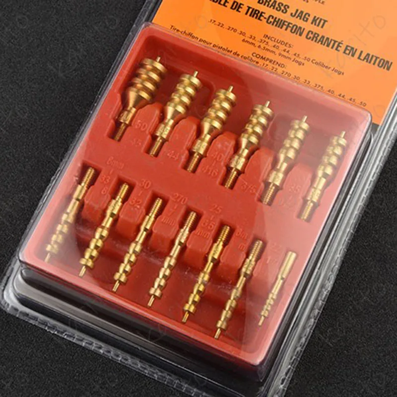 Чистящие заглушки головка щетки латунь все калибры. 17 .50 Калибр Jag комплект JKI